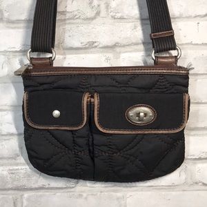 Fossil KeyPer Quilted Crossbody Bag Purse